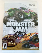 Monster Jam Nintendo Wii 2007 Video Game stunt racing simulation trucks - £25.78 GBP