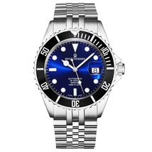 Revue Thommen Men&#39;s &#39;Diver&#39; Blue Dial Stainless Steel Bracelet Automatic Watch 1 - £797.51 GBP