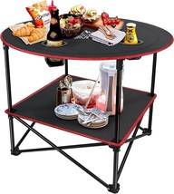 Grovind Portable Camping Table with Storage Bag, Lightweight Folding Tables - £40.75 GBP