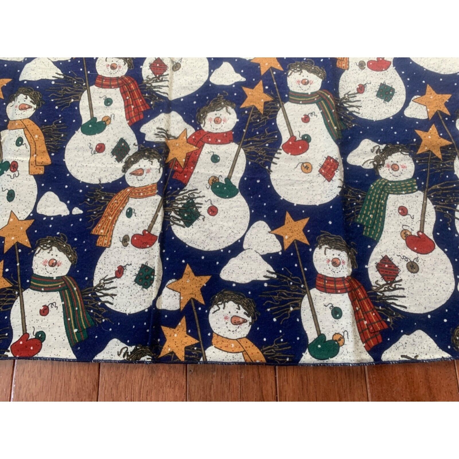 Handmade Snowman runners  11&quot;x40&quot; - $8.90