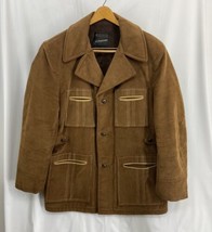 Vintage JC Penney Size XL Corduroy Ranch Western Work Chore Coat Jacket - £93.39 GBP
