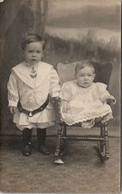 Minnesota RPPC Ind Family Children 1911 Edward Sailor Cute Margaret Postcard V10 - £15.92 GBP