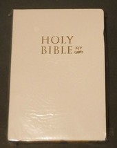 Holy Bible King James Version White Cover New - £5.32 GBP