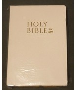 Holy Bible King James Version White Cover New - £5.34 GBP