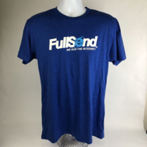 Nelk Boys Full Send We Run The Internet Blue Tee Medium NWOT July 2021 Drop - $374.99 MXN