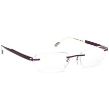 Silhouette Women&#39;s Eyeglasses 4266 40 6054 Purple/White Rimless Frame 51... - £157.31 GBP