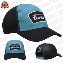 PORSCHE TURBO TRUCKER BASEBALLKAPPE PUMA SCHWARZ BLAU UNISEX - £37.93 GBP