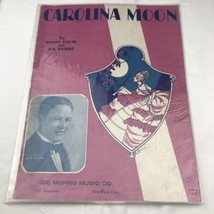 Carolina Moon Gene Austin Vintage Sheet Music New York USA Broadway - £9.82 GBP