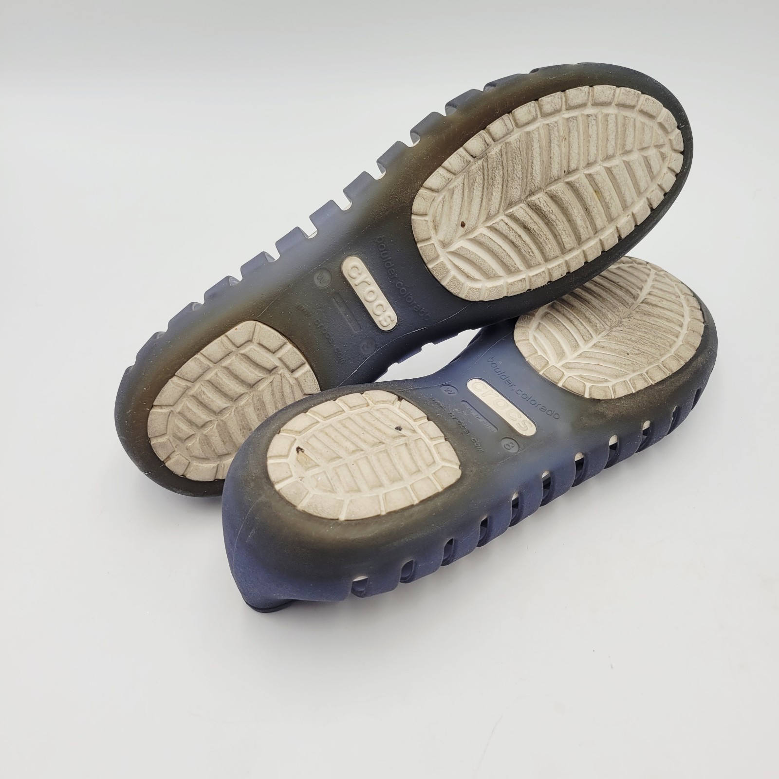 Crocs Adrina II Closed Toe Slip On Jelly Flats Women’s Size 8 Ballet Shoes Blue Item image 8