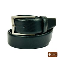 Elegant Formal Black Genuine Leather Belt for Men – Premium Handcrafted ... - $79.00