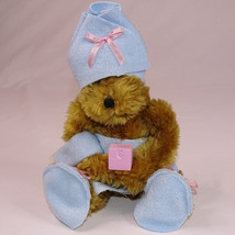 Tender Hearted Collectibles Plush Bear Medium Brown Jointed Bath Time Decor Cute - £2.79 GBP