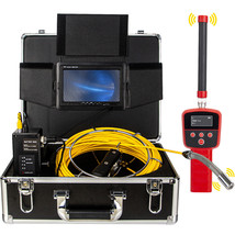 VEVOR 165ft/50m Sewer Camera Drain Pipe Inspection Camera 7&quot; LCD Monitor... - $1,258.99