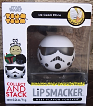 Star Wars Storm Trooper Lip Smacker Tsum Tsum Stackable Lip Balm Ice Cream Clone - $9.50