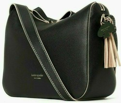 Kate Spade Anyday Medium Shoulder Bag Black Leather PXR00248 NWT $298 Retail - £96.45 GBP