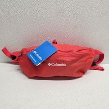 Columbia Red Nylon Lightweight Packable Hip Pack Waist Fanny Belt Bag - ... - $14.75