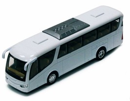 7&quot; Kinsmart Kinsfun Coach Tour Travel Diecast Model Toy Bus Pull Action No Decal - £15.97 GBP