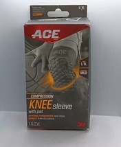 ACE Brand Compression Knee Sleeve With Pad 901519 Large  X Large NEW - $16.81