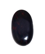 38.8 Carat Natural Bloodstone Cabochon Oval Loose Gemstone for Jewellery... - $17.71 CAD