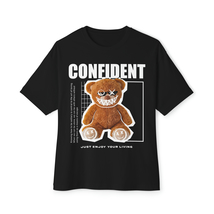 Unisex Oversized Boxy T-shirt Confident Y2K Style - £23.90 GBP