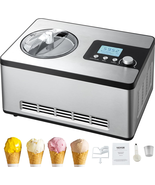 Automatic Ice Cream Maker with Built-In Compressor, 2 Quart No Pre-Freez... - $8,135.11 MXN