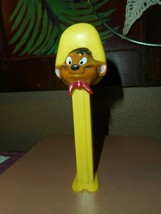 Vintage Pez Dispenser Speedy Gonzalez Character Hungary Yellow Hat and Body - $9.49