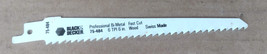 Black and Decker 6 TPI Bi-Metal Wood Cutting Cut Saw Blade 75-484 Swiss Made 6&quot; - $10.80