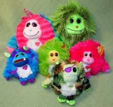 Ty Monstaz Plush Lot Of 6 Toothy Maxine Delilah Patch Trixie Scoops 5&quot;-10&quot; Toys - £21.23 GBP