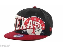 Texas Rangers New Era 9Fifty Youth MLB Baseball Logo Snapback Cap Hat - £15.73 GBP