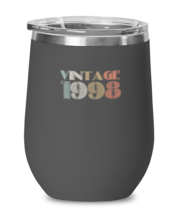 Wine Glass Tumbler Stainless Steel Funny Vintage 1998  - £25.82 GBP