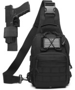 Atbp Small Tactical Sling Bag For Men With Holster Military Edc Shoulder... - $31.96