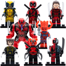 Deadpool Wolverine Multiverse Variants Pandapool Venompool 8pcs Minifigures Toys - $22.49