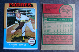 1975 Topps Mini #248 Randy Jones Padres Miscut Error Oddball Baseball Ca... - $4.99