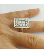 Moroccan Ring Silver Tuareg Amazigh Handmade Ethnic Tribal Berber Engraved Gift - $39.60