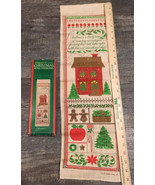 Vtg Hallmark Cards Christmas Tapestry Wall Hanging w/ Original Box Made ... - $80.67 CAD