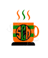 Cup Letter SMC 5-Digital ClipArt-Art Clip-Gift Tag-Cup-Background-Gift C... - $37.17 MXN