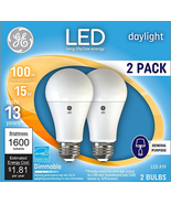 100W Led Bulbs | 15 W | A19 | Daylight | 2/Pack | 1 Pack of: 4 - $650.81 MXN