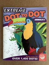 NEW MindWare #52136W Extreme Dot to Dot Animals 2 Puzzle Book, 2011  - £11.85 GBP