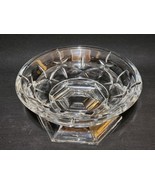 GORHAM 24% Lead Crystal LADY ANNE Centerpiece Single Pillar 3-Wick Candl... - $32.98