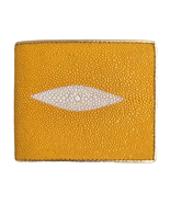 Men&#39;s Wallet Bifold Style Genuine Stingray Leather 1 Eye Money Bag Card ... - £51.76 GBP+