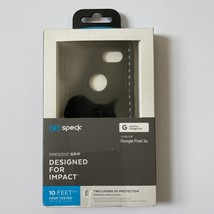 Speck - Google Pixel 3a Phone Case Black Presidio Slim Grip Rugged Silicone - $12.49 CAD