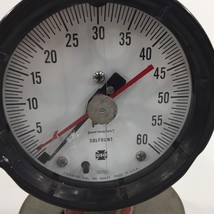 Amatek USG 0-60PSI Pressure Gauge Solfrunt With Diaphragm Plate Cracked Lens - £62.92 GBP