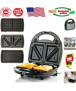 Removable Plate Electric Sandwich Maker: Perfect for Quick Breakfasts, B... - $97.90 CAD