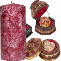 Frankincense &amp; Myrrh Scented Palm Wax Pillar Candle - £19.75 GBP+