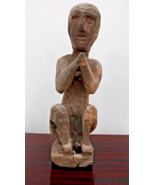 Antique Big Wooden Hand Carved Nepalese Ritual Doll. West Nepal - $347.39