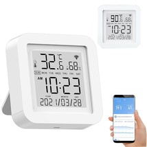 Smart Wifi Temperature Humidity Monitor: Tuya Wireless Temperature Humidity - $31.99