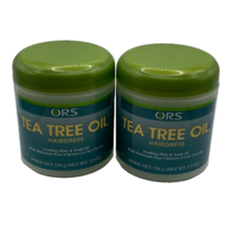 (2 Pack) ORS Tea Tree Oil Hairdress Soothing Hair &amp; Scalp Oil 5.5oz - £15.86 GBP