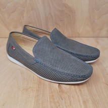 PHAT Classic Men’s Driving Loafers Size 13 M Gray Casual Faux Suede Shoes - £20.96 GBP