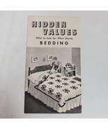 Vintage 1960s Bedding Hidden Values by Sears Roebuck &amp; Co Advertising Bo... - $4.02