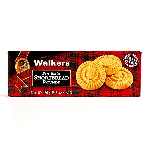 Walkers Shortbread Rounds 5.3 oz each (6 Items Per Order)