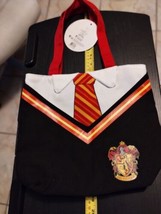 Harry Potter Small Tote Bag Hogwarts School Gryffindor Uniform Snap Black NEW - £22.15 GBP